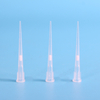 TP-10P-C-F 10μL de longitud y 10 μl Transparent Micro Pipette Filter Tips