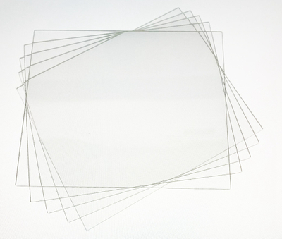 Placa de vidrio plana adecuada para biorad.
