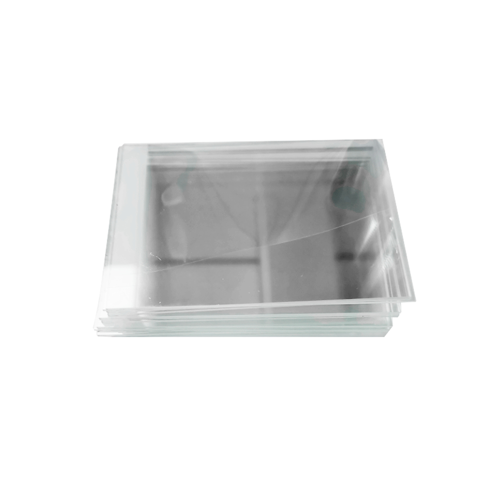 Diapositiva de vidrio adhesivo para la sección congelada con pintura blanca de tamaño ampliado